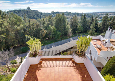The view from the terrace at Apartamento De Lujo En Marbella, Nueva Andalucía