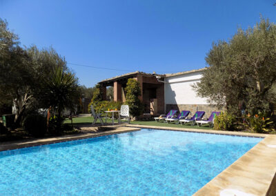 The swimming pool at Casa Benisalte, Órgiva