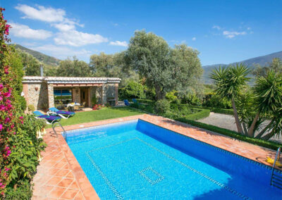 The swimming pool at Casa Buganvilla, Órgiva
