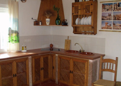 The kitchen at Casa de la Monja, Villanueva de la Concepción