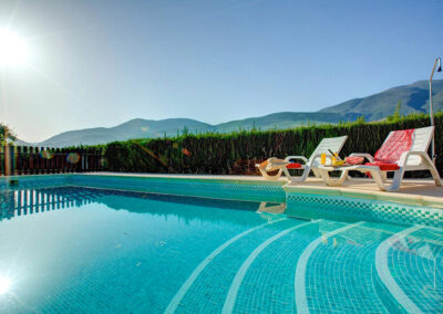 The swimming pool at Casa El Valle, Órgiva
