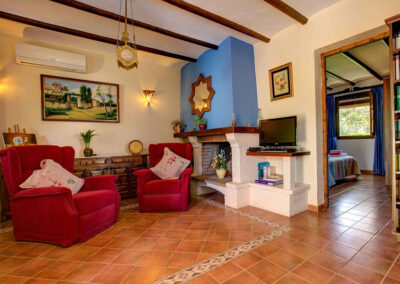 The living area at Casa Encantadora, Órgiva