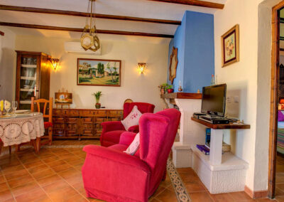 The living area at Casa Encantadora, Órgiva