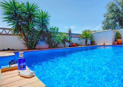 The swimming pool at Casa Encantadora, Órgiva