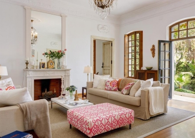 The living area at Casa Feliz, Frigiliana