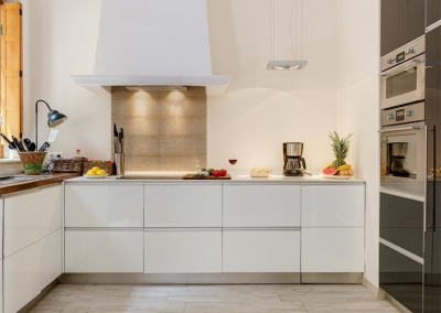 The kitchen at Casa Feliz, Frigiliana