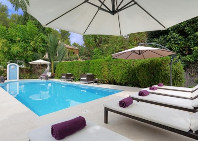 The swimming pool at Casa Feliz, Frigiliana
