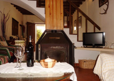 The living area at Casa La Palmera, Arroyo Coche