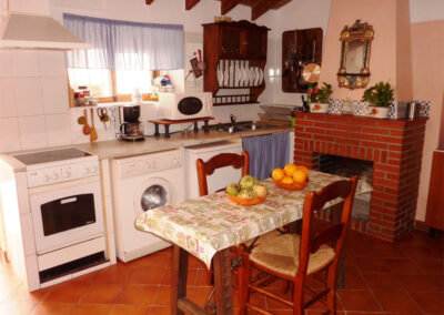 The kitchen at Casa La Palmera, Arroyo Coche