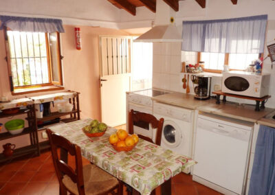 The kitchen at Casa La Palmera, Arroyo Coche