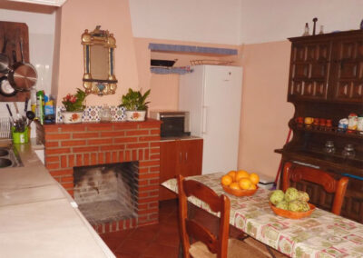 The kitchen at Casa La Palmera, Arroyo Coche