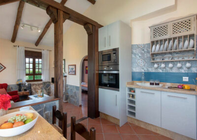 The kitchen at Casa Maria, Ronda