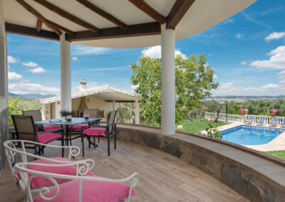 The balcony at Casa Maria, Ronda