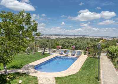 The swimming pool at Casa Maria, Ronda