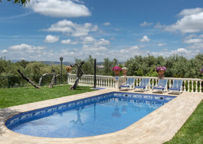 The swimming pool at Casa Maria, Ronda