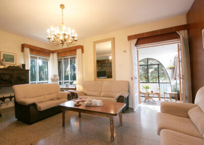 The living area at Casa Rilke, Ronda