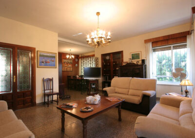 The living area at Casa Rilke, Ronda