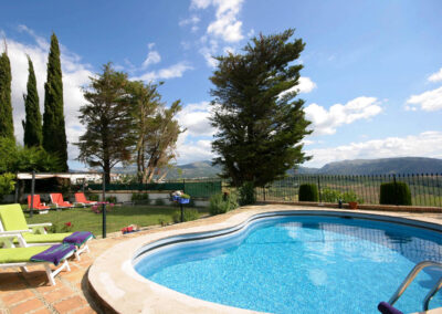 The swimming pool at Casa Rilke, Ronda