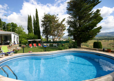 The swimming pool at Casa Rilke, Ronda