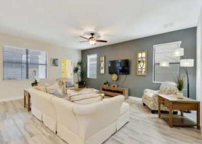 The living area at Championsgate 84, Davenport