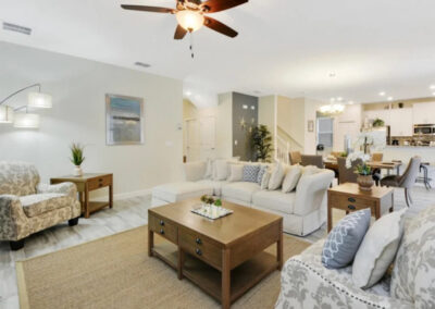 The living area at Championsgate 84, Davenport
