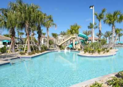 The resort swimming pool at Championsgate, Davenport