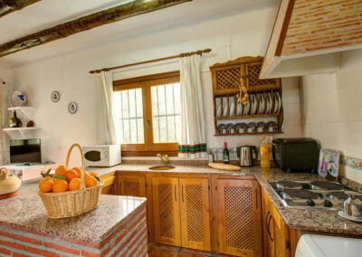 The kitchen at Cortijo Las Gallinas, Órgiva
