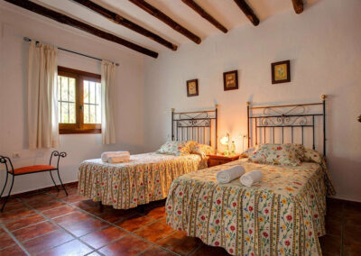 Bedroom #2 at Cortijo Las Gallinas, Órgiva