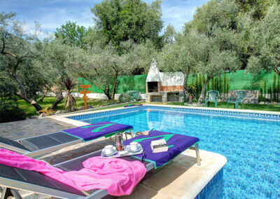 The swimming pool at Cortijo Las Gallinas, Órgiva