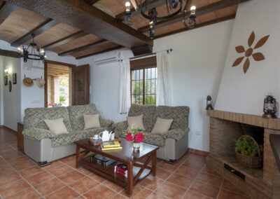 The living area at El Huertecillo, El Gastor