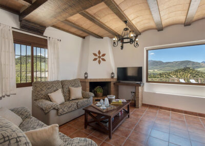 The living area at El Huertecillo, El Gastor
