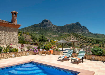 The swimming pool at El Huertecillo, El Gastor