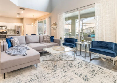 The living area at Emerald Island Resort 18, Kissimmee