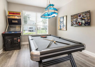 The first games room at Emerald Island Resort 18, Kissimmee
