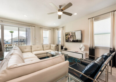 The living area at Encore Resort 394, Kissimmee