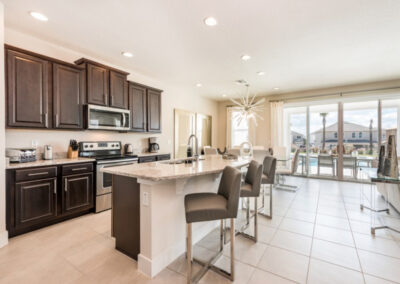 The kitchen at Encore Resort 394, Kissimmee