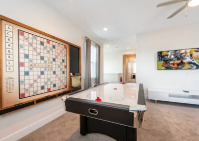 The well equipped games & TV room at Encore Resort 394, Kissimmee
