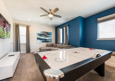 The well equipped games & TV room at Encore Resort 394, Kissimmee