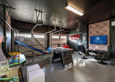 The awesome games room at Encore Resort 443, Kissimmee