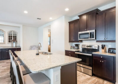The kitchen at Encore Resort 597, Kissimmee