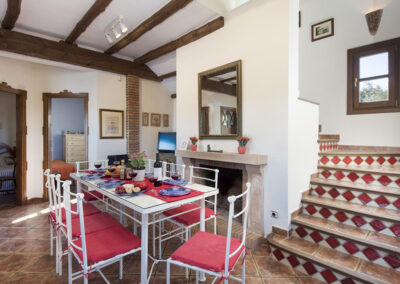The dining area at Hacienda Los Olivos, Ronda