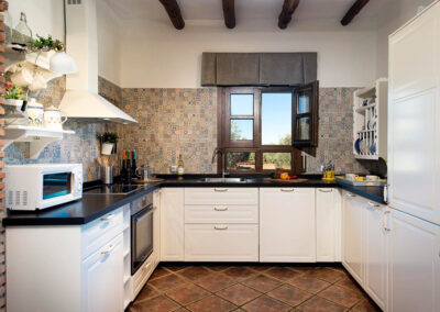 The kitchen at Hacienda Los Olivos, Ronda