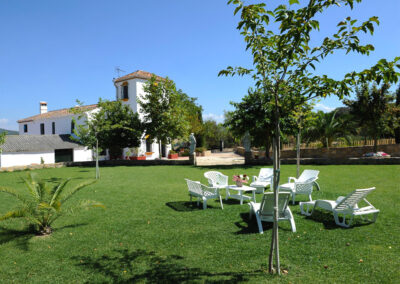 The garden at Huerta Atienza, Montecorto