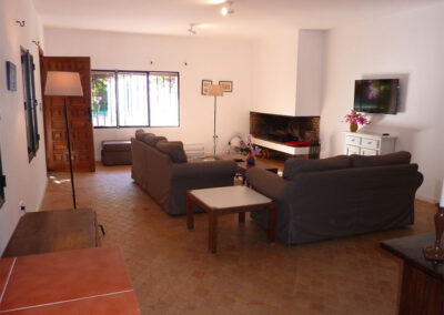 The living area of villa #1 at La Abadesa, Nueva Andalucía