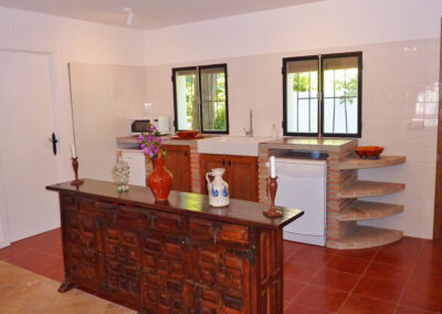The kitchen of villa #1 at La Abadesa, Nueva Andalucía