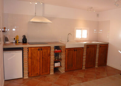 The kitchen of villa #3 at La Abadesa, Nueva Andalucía