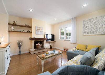 The living area at La Alegria, Órgiva