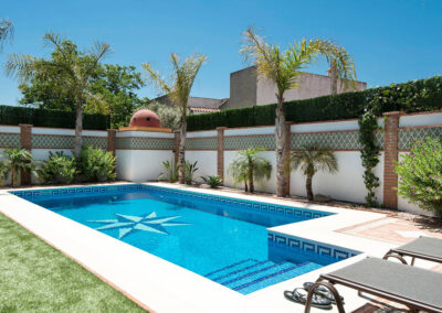 The swimming pool at La Alegria, Órgiva