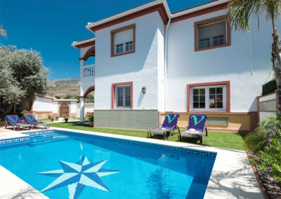 The swimming pool at La Alegria, Órgiva