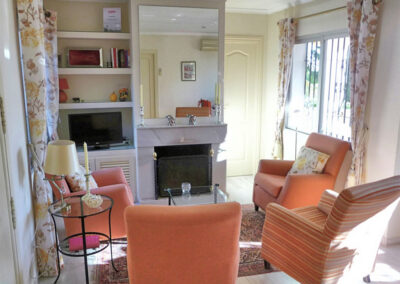 The living area at La Madrugada I, Elviria